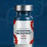 Melanotan 2 peptide vial for laboratory research