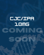 CJC-1295 and Ipamorelin combo peptide vial for laboratory research